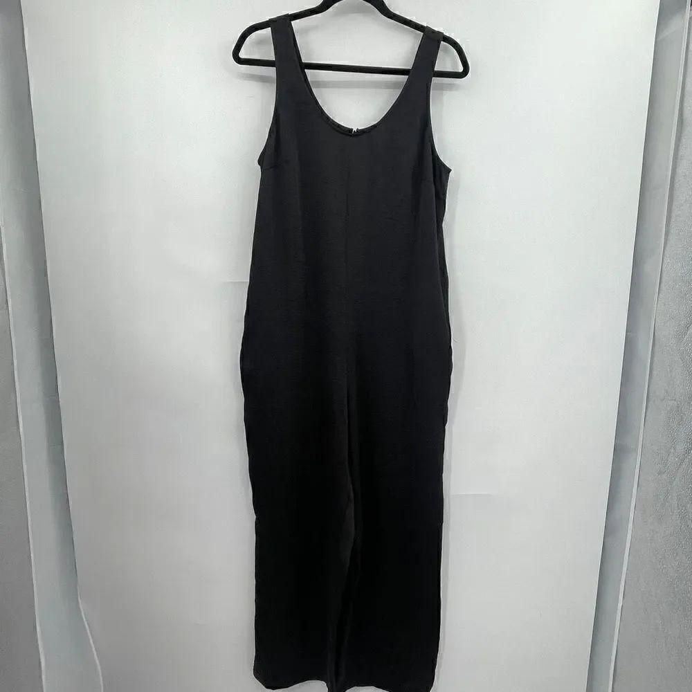 Universal Standard Women's Sleeveless Scoop Neck Black Jumpsuit Size 2XS